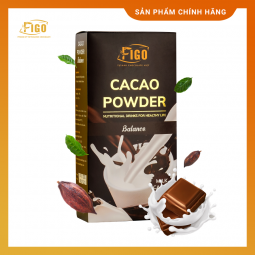 Bột Chocolate 80% cacao, ít đường dòng Balance 250g Figo