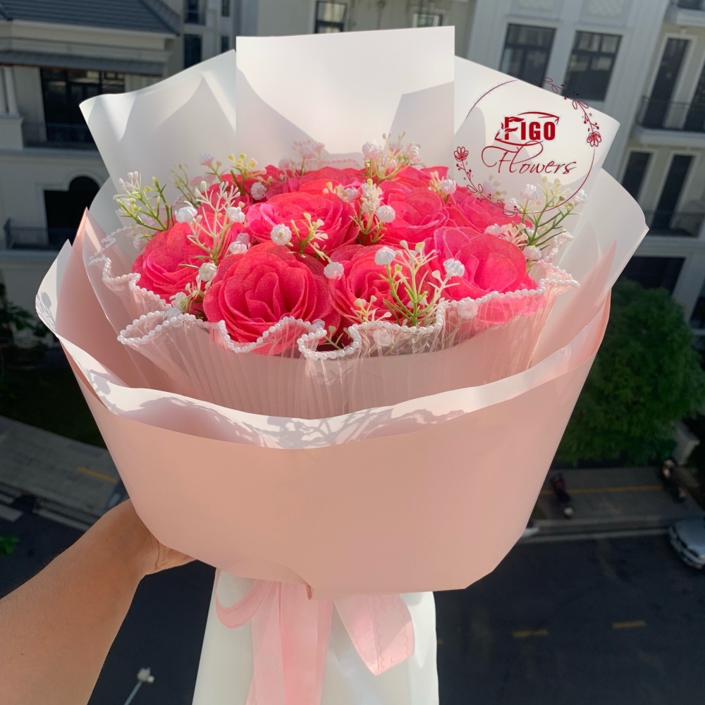 [ FIGO FLOWER ] Set 12 hoa hồng FIGO xinh xắn